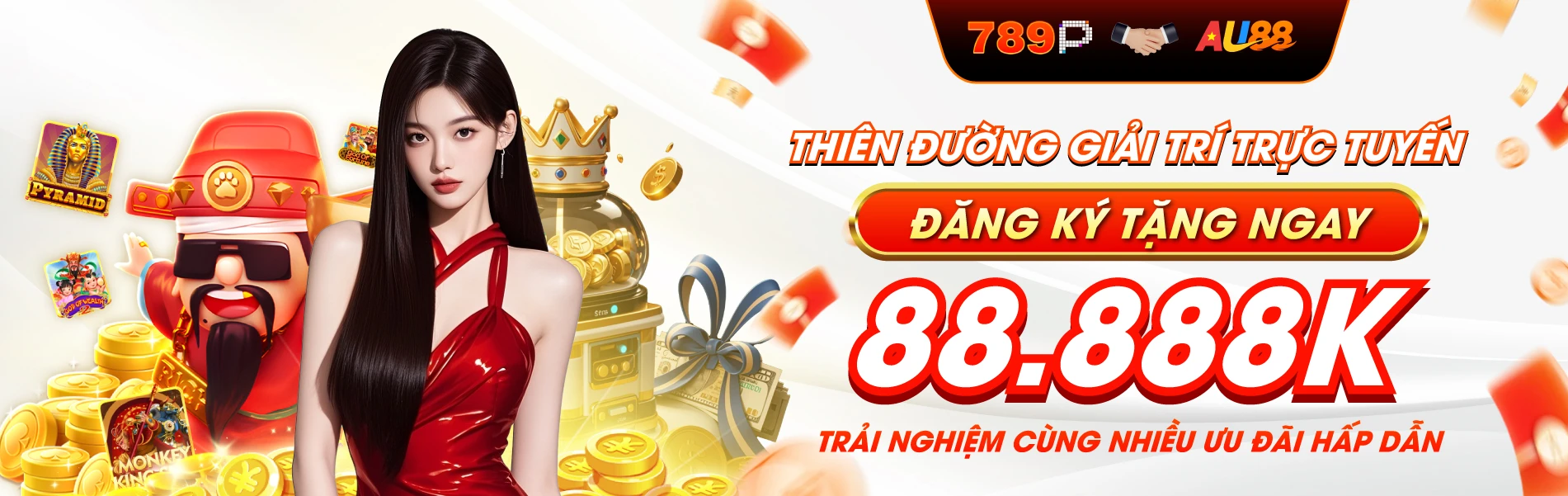 Thiên đường giải trí trực tuyến đăng ký tặng ngay 88,888k trải nghiệm cùng nhiều ưu đãi hấp dẫn